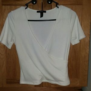 Forever 21 Wrap Crop Top